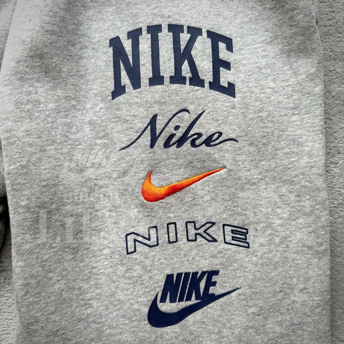 新品 NIKE上下セットアップ 2XL グレー オレンジ ナイキ 送料 新品 NIKE上下セットアップ 2XL グレー オレンジ ナイキ 送料