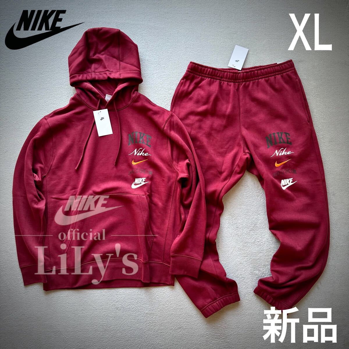 新品未使用 NIKE上下セットアップ XLサイズ プルオーバー 新品未使用 NIKE上下セットアップ XLサイズ プルオーバー