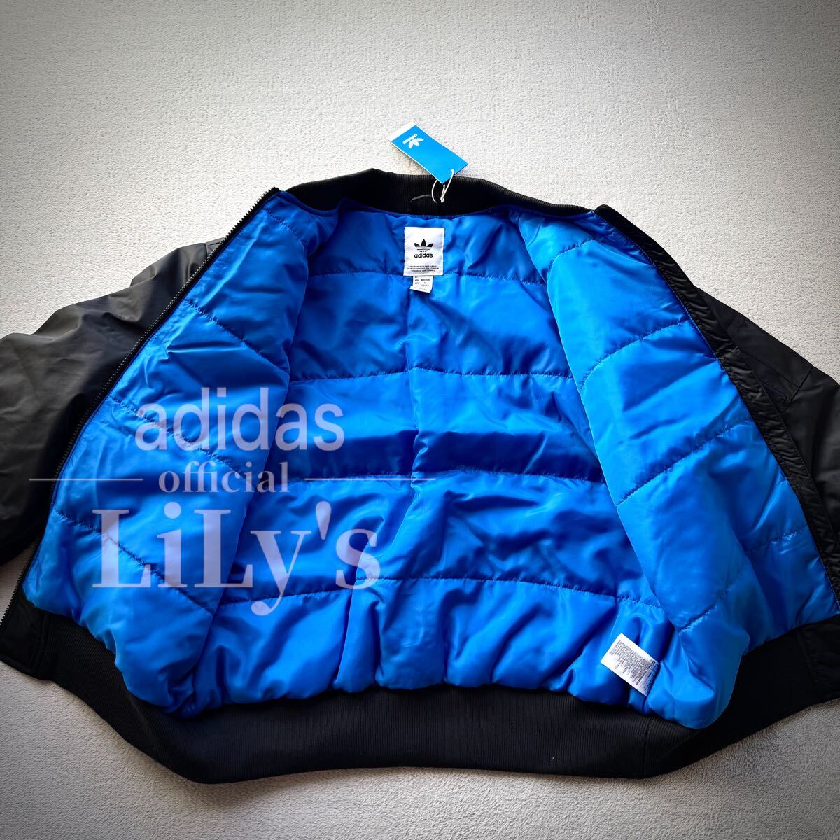 新品未使用 adidas originals MA-1ジャケット 黒白 ブラック 新品未使用 adidas originals MA-1ジャケット 黒白 ブラック