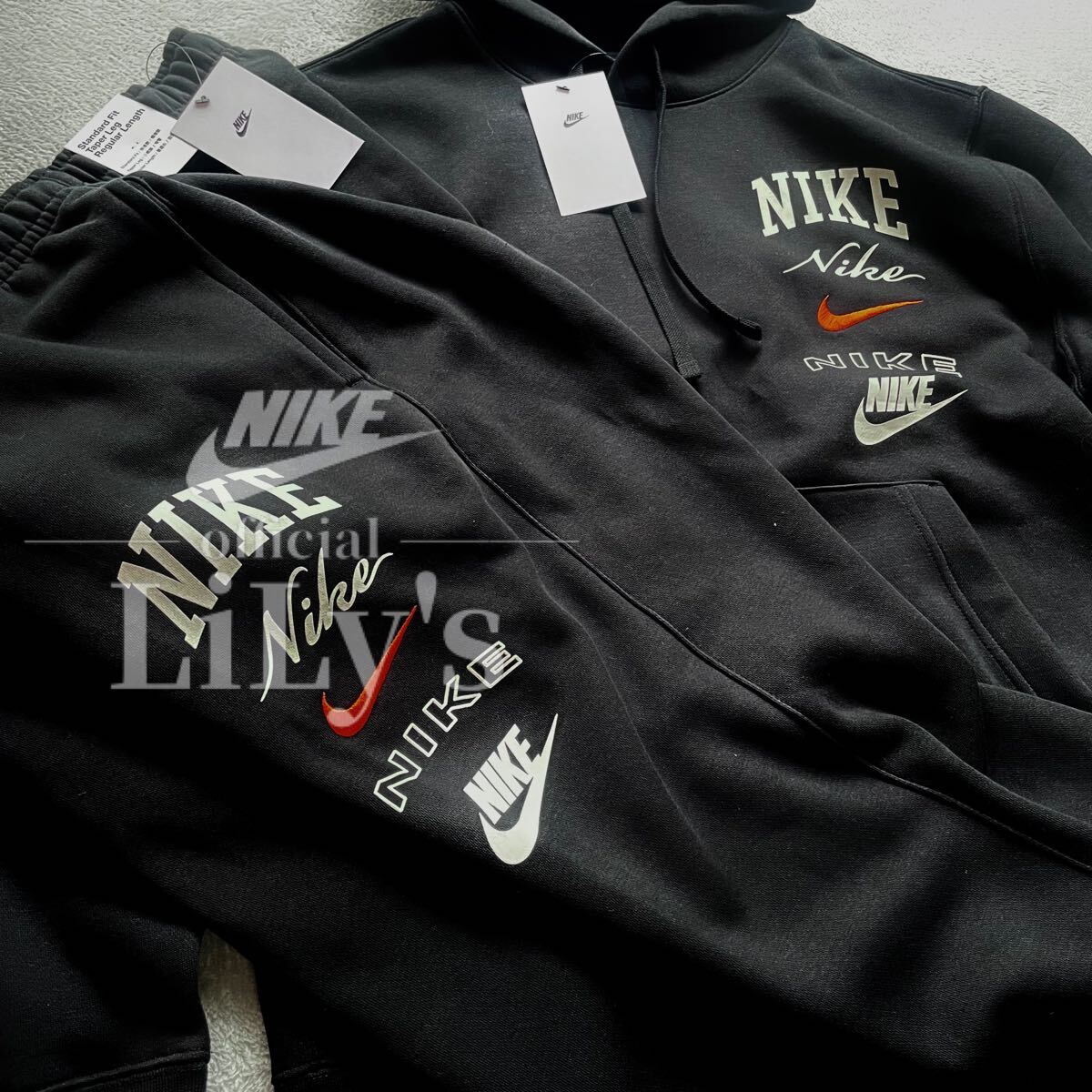 新品 NIKE上下セットアップ 上XL 下L スウォッシュswoosh 新品 NIKE上下セットアップ 上XL 下L スウォッシュswoosh
