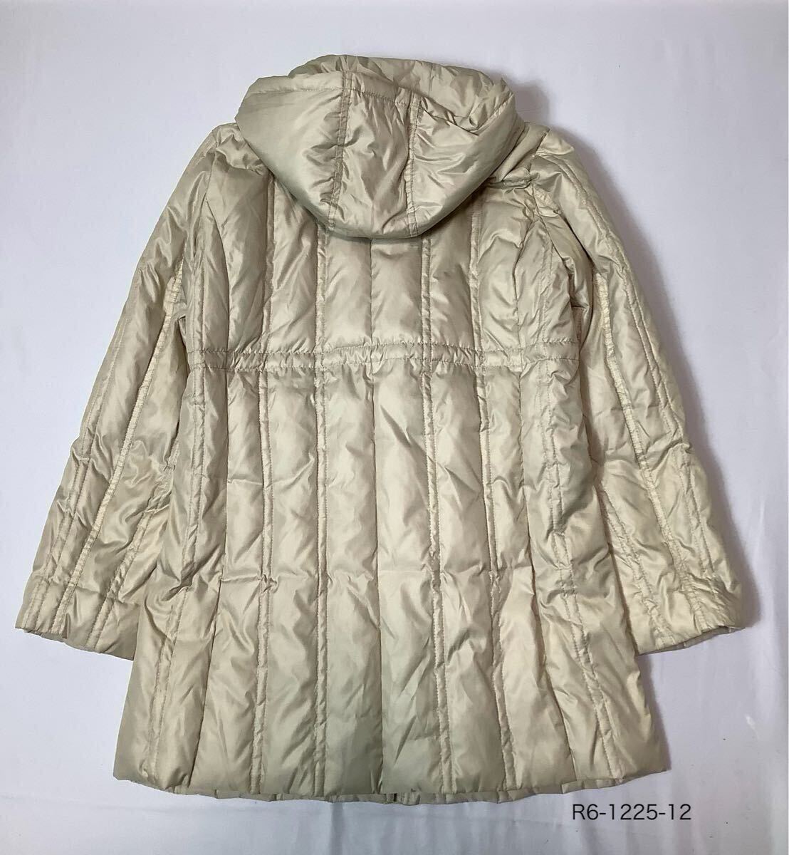 (レディース) CROCODILE クロコダイル // 長袖 取り外し可能フード ダウンコート (ライトベージュ系) サイズ M_画像3