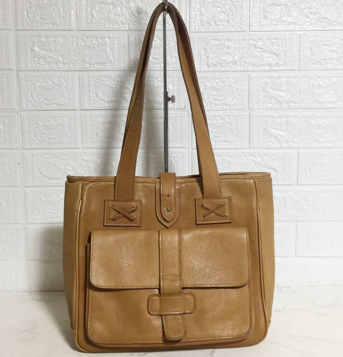no29957 高品質 NB 本革 レザー 肩掛けショルダー トート バッグ