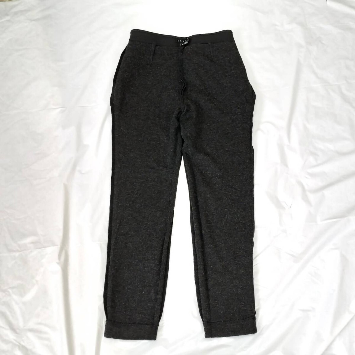  theory leggings pants strut s m Layered winter ko-te winter clothes theory 0 size wool . dark gray stretch 