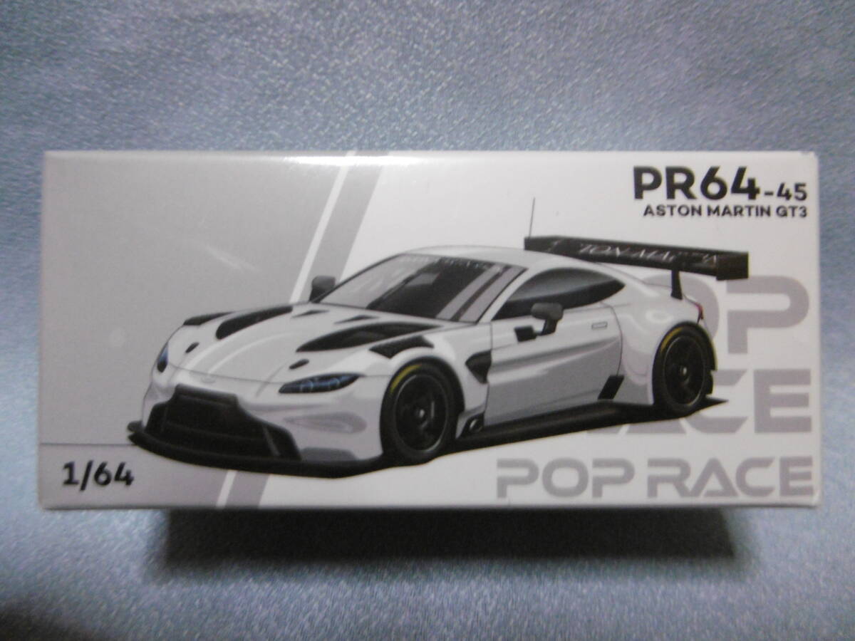 未開封新品 POP RACE 1/64 PR64-45 ASTON MARTIN ＧT3