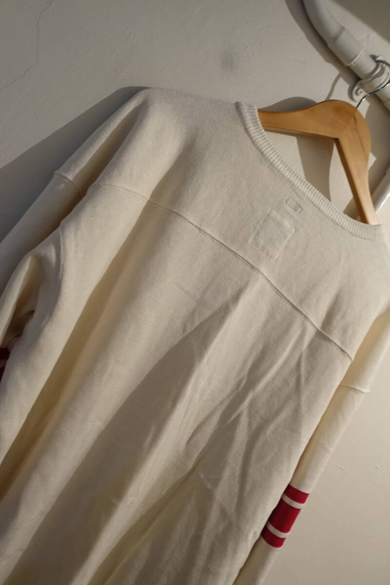 nanamicana Nami kaMidshipman Athletic Sweater OOALlinen вязаный размер L SUHS408 обычная цена 42900 иен 24SS прекрасный товар 