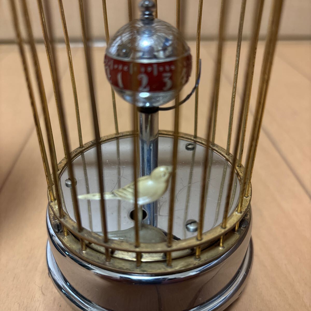 鳥かご時計 鳥籠 オキュパイドジャパン occupied JAPAN からくり 鳥かご時計 鳥籠 オキュパイドジャパン occupied JAPAN からくり