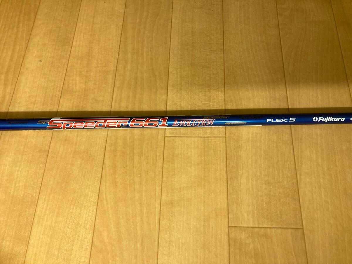 { б/у вал / ценный } синий evo SPEEDER661 EVOLUTION Flex S Spee da- Evolution Driver для fujikura 112.0cm