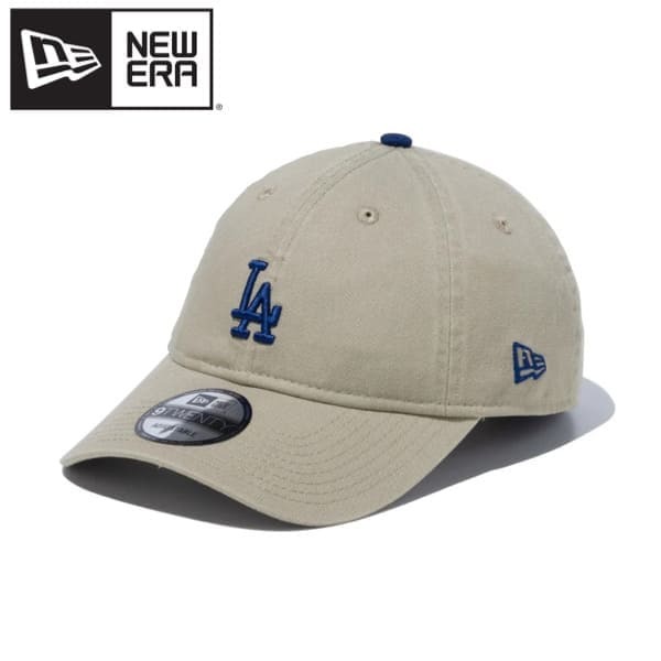 NEWERA ニューエラ 正規品 新品 キャップ CAP 帽子 9TWENTY ロサンゼルス ドジャース LA メジャー ロゴ 刺繍 ベージュ 14109809