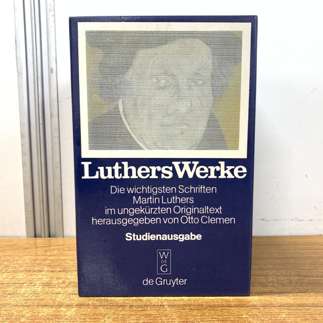 ▲01)【同梱不可】ドイツ語洋書/独文書 マルティン・ルター全集 全8巻中4冊セット/Luthers Werke/De Gruyter/Martin Luther/A