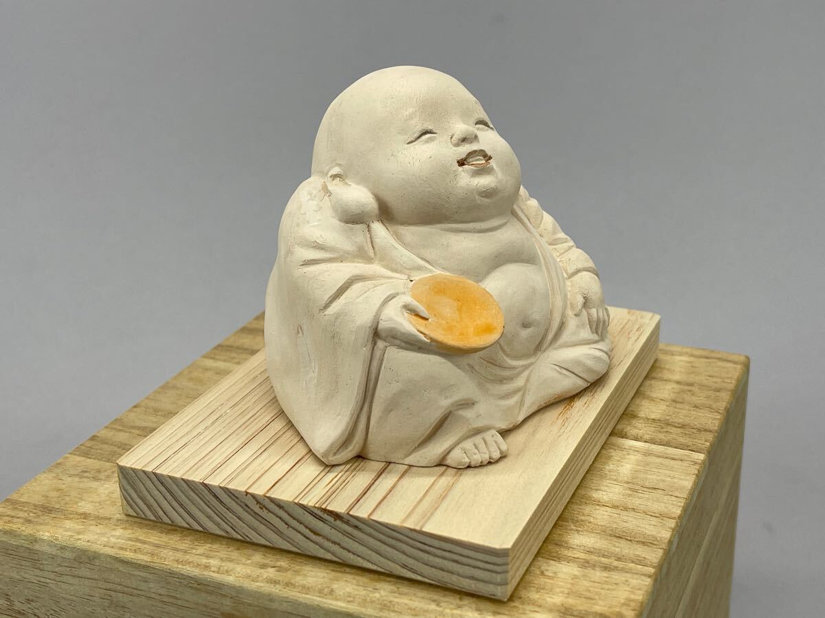 人気満点 庄梅G837-60 伝統工芸 博多人形 置鮎琢磨作 弥勒菩薩 人気満点 庄梅G837-60 伝統工芸 博多人形 置鮎琢磨作 弥勒菩薩
