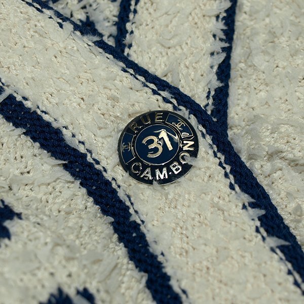CHANEL◇シャネル?31 RUE CAMBON ツイードカーディガン◇34サイズ　クリーニング済み　美品