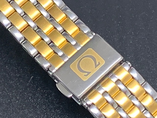 美品 OMEGA オメガ 純正ステンレスベルト コンビカラー19mm 美品 OMEGA オメガ 純正ステンレスベルト コンビカラー19mm