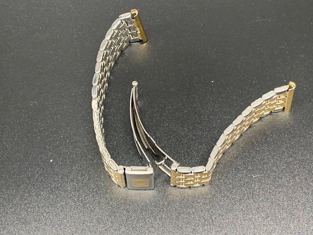 美品 OMEGA オメガ 純正ステンレスベルト コンビカラー19mm 美品 OMEGA オメガ 純正ステンレスベルト コンビカラー19mm