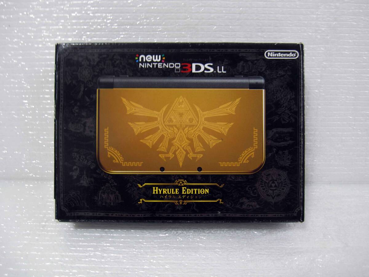 【動作確認済】【禁煙・ペット不在保管】【送料安】 New ニンテンドー 3DS LL ゼルダの伝説 ハイラル エディション 任天堂 携帯 ゲーム