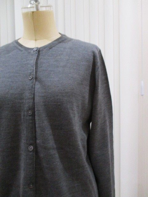 イタリア製　OTTIMO BRACCIO オッティモブラッチョ　ニットカーディガン　送料無料　グレー_画像6