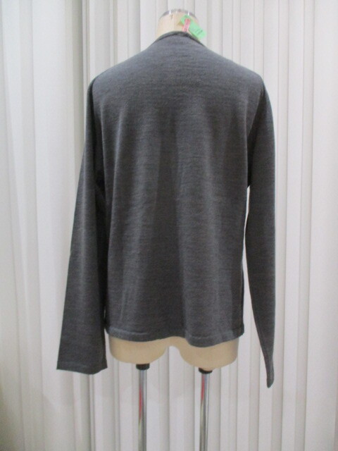 イタリア製　OTTIMO BRACCIO オッティモブラッチョ　ニットカーディガン　送料無料　グレー_画像9