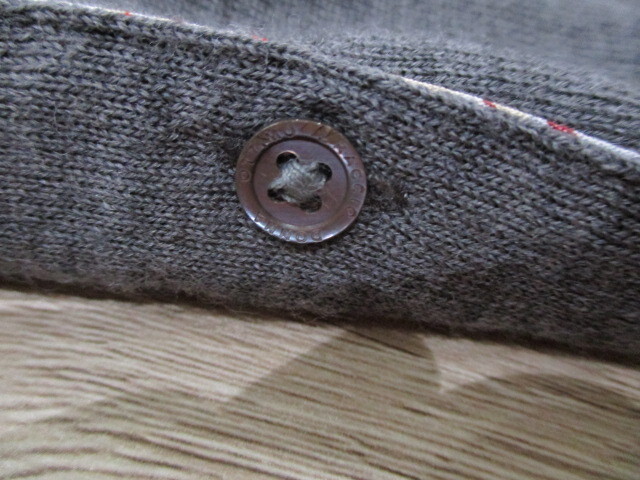 イタリア製　OTTIMO BRACCIO オッティモブラッチョ　ニットカーディガン　送料無料　グレー_画像4