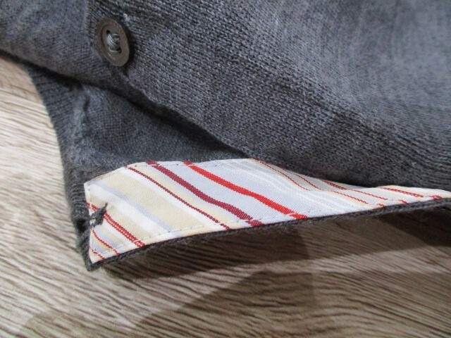 イタリア製　OTTIMO BRACCIO オッティモブラッチョ　ニットカーディガン　送料無料　グレー_画像5