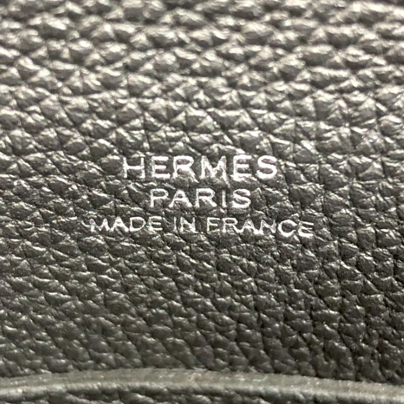エルメス HERMES ヴィドポッシュ B刻 ブラック シルバー金具 エルメス HERMES ヴィドポッシュ B刻 ブラック シルバー金具