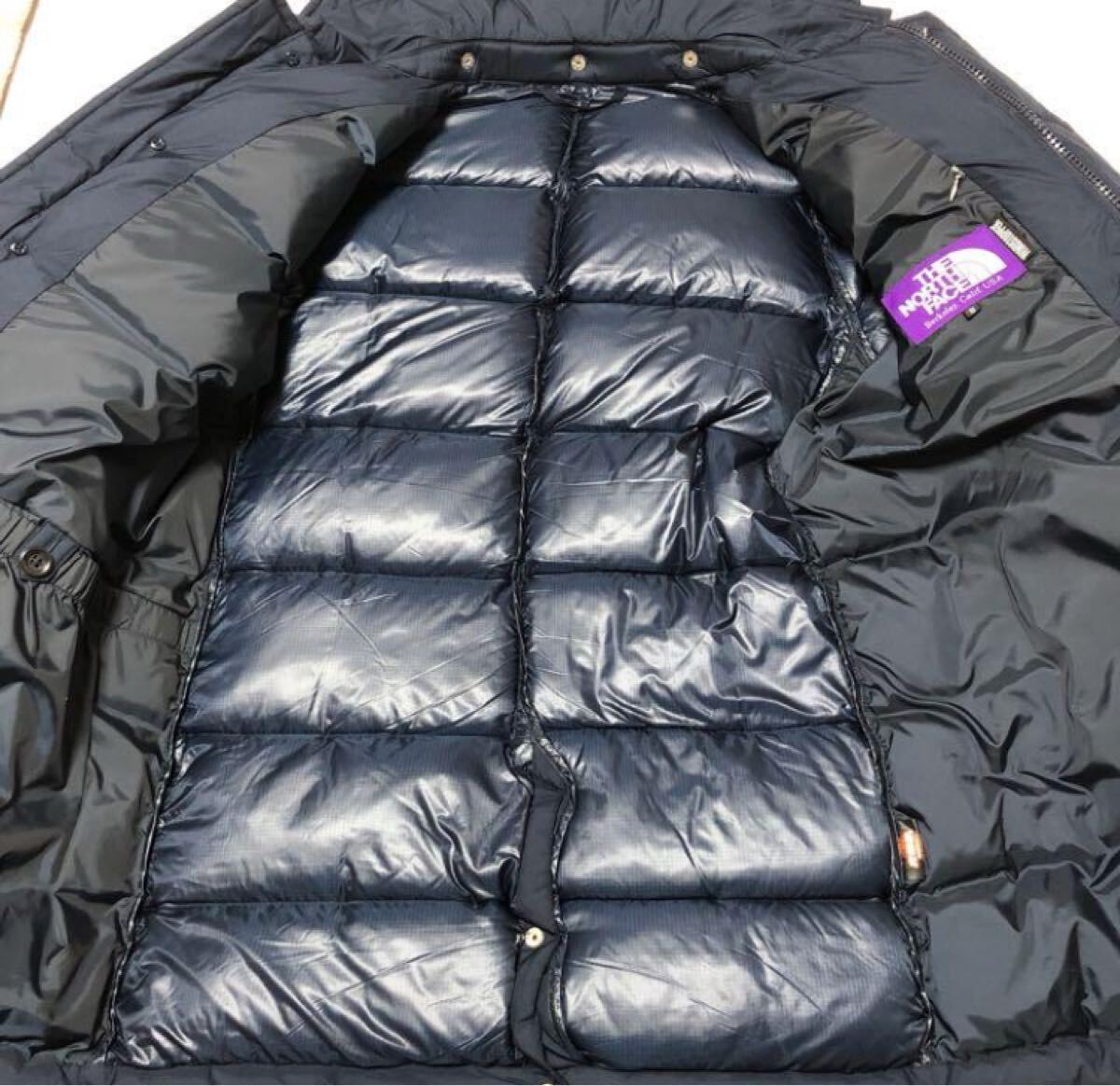 美品★ノースフェイス　THE NORTHFACE パープルレーベル光電子&高機(jī)能ダウンジャケット定価8萬(wàn)円弱ネイビー WINDSTOPPER仕様 S 送料無(wú)料