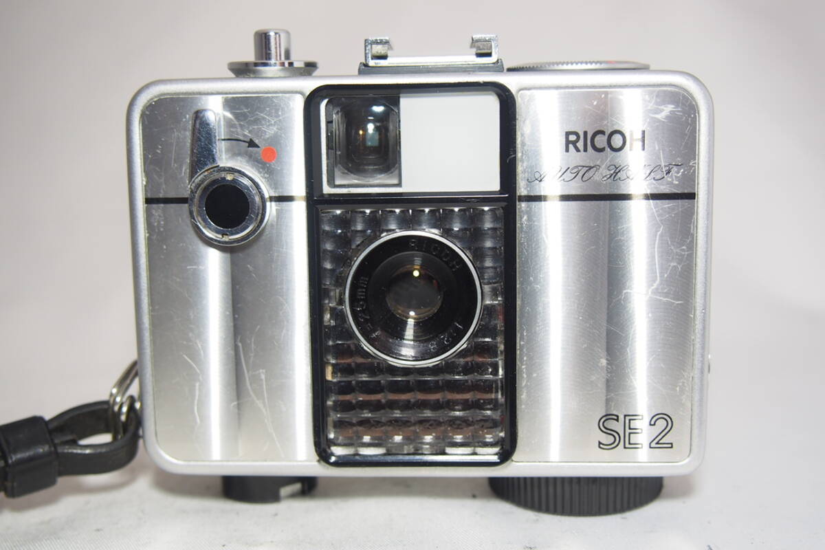 【分解整備済】リコーオートハーフＳＥ２鏡面　モルト張替済　ストラップ付
