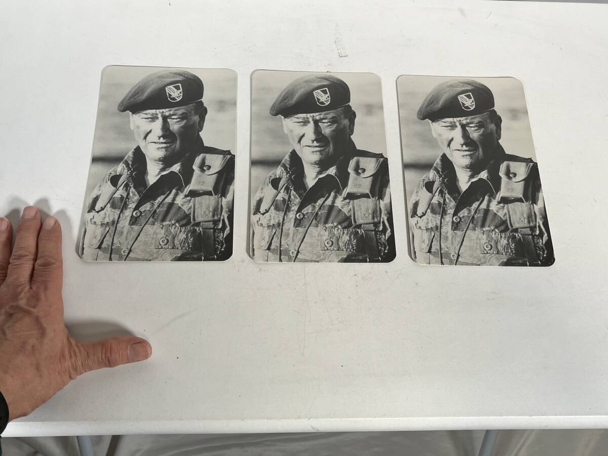 1960年代　ハリウッド映畫　グリーンベレー　ジョン?ウェイン　ジョン　ウェイン　ポストカード　未使用品　1枚　販売　ベトナム戦爭