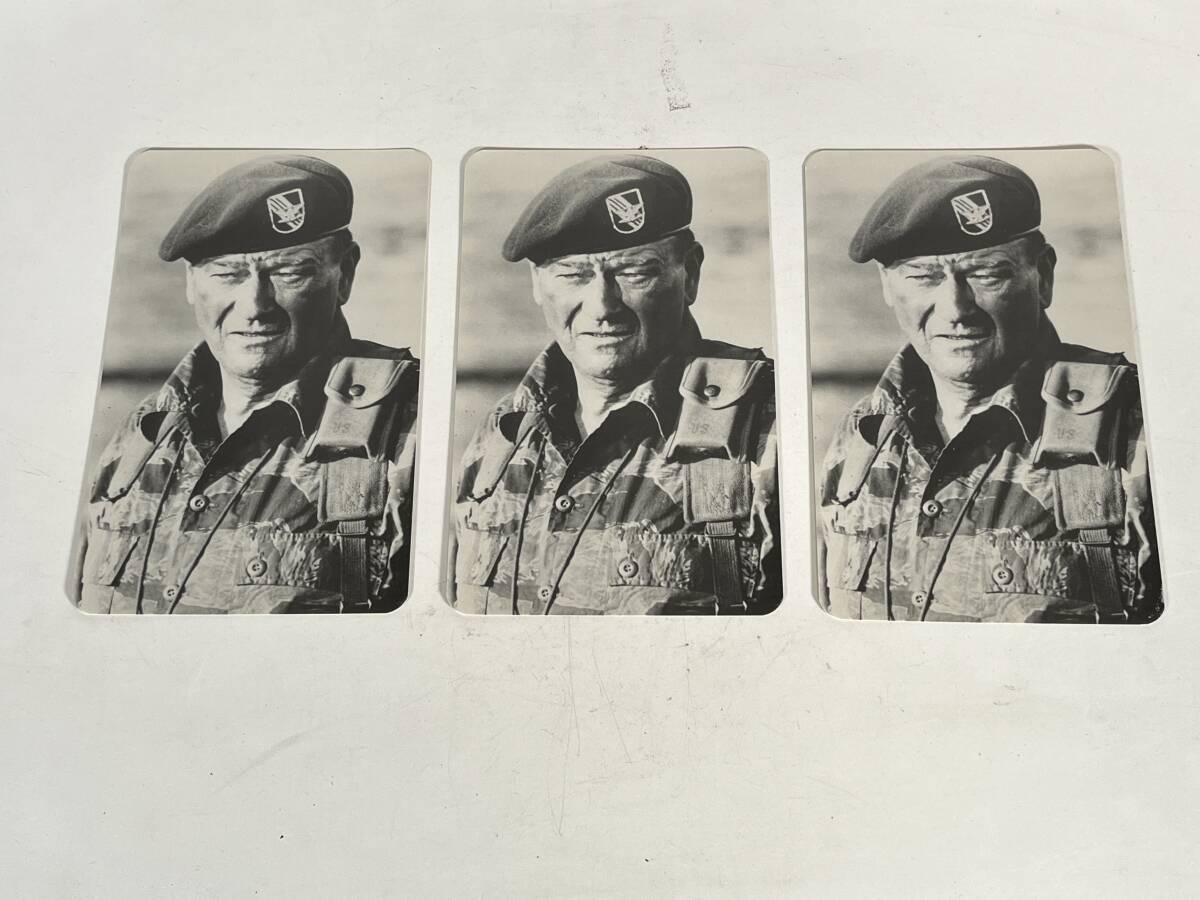 1960年代　ハリウッド映畫　グリーンベレー　ジョン?ウェイン　ジョン　ウェイン　ポストカード　未使用品　1枚　販売　ベトナム戦爭