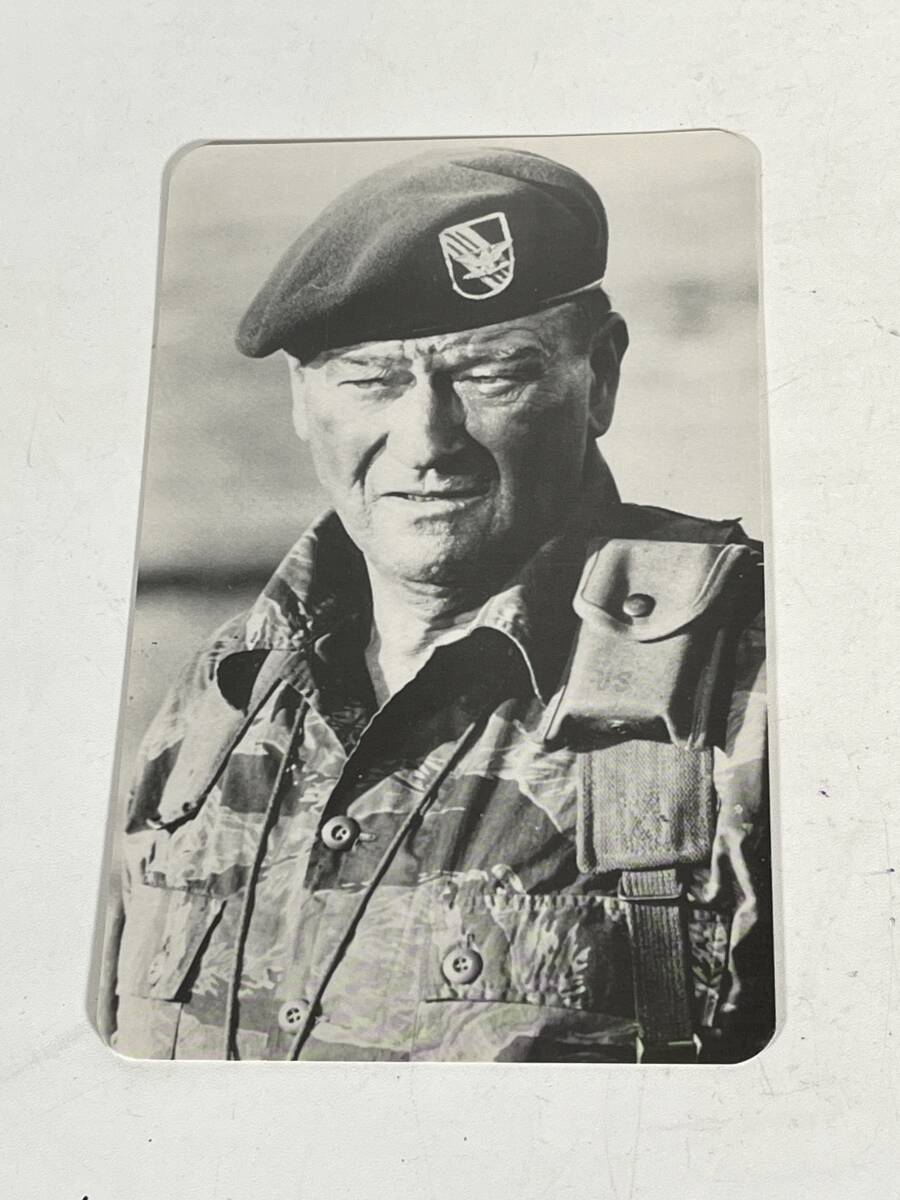 1960年代　ハリウッド映畫　グリーンベレー　ジョン?ウェイン　ジョン　ウェイン　ポストカード　未使用品　1枚　販売　ベトナム戦爭