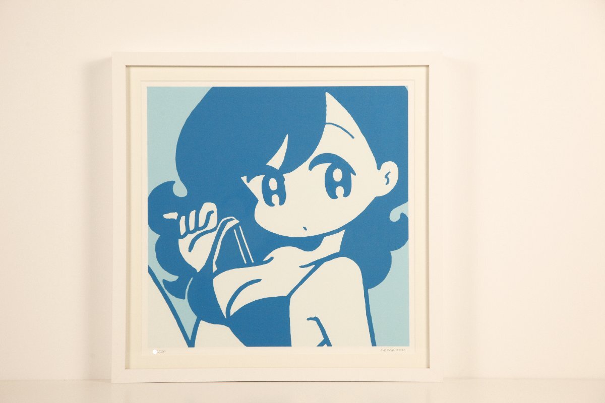 100％安い CONIX コニックス cover girl BLUE 2020 直筆サイン入り 額装 版画