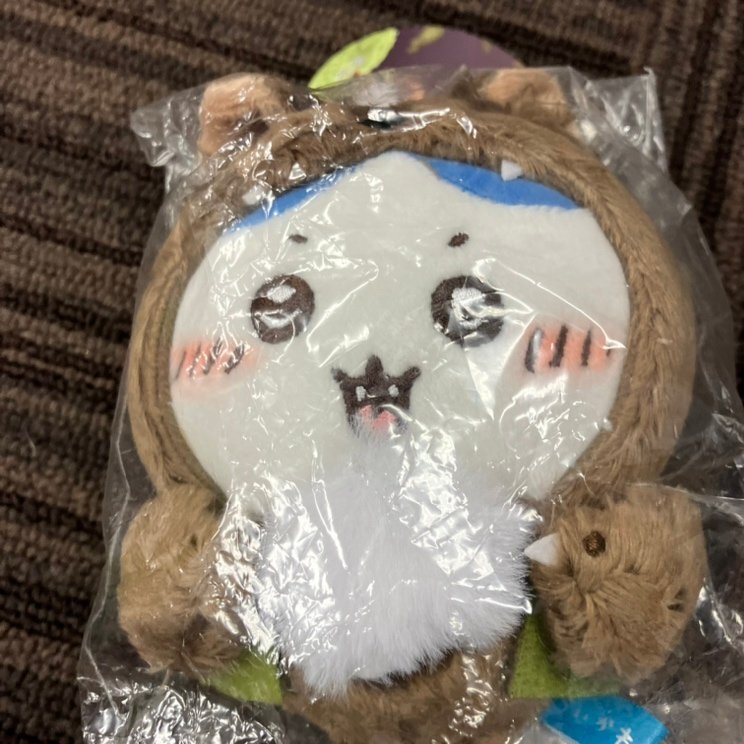 未開封・タグ付きオオカミなハチワレ