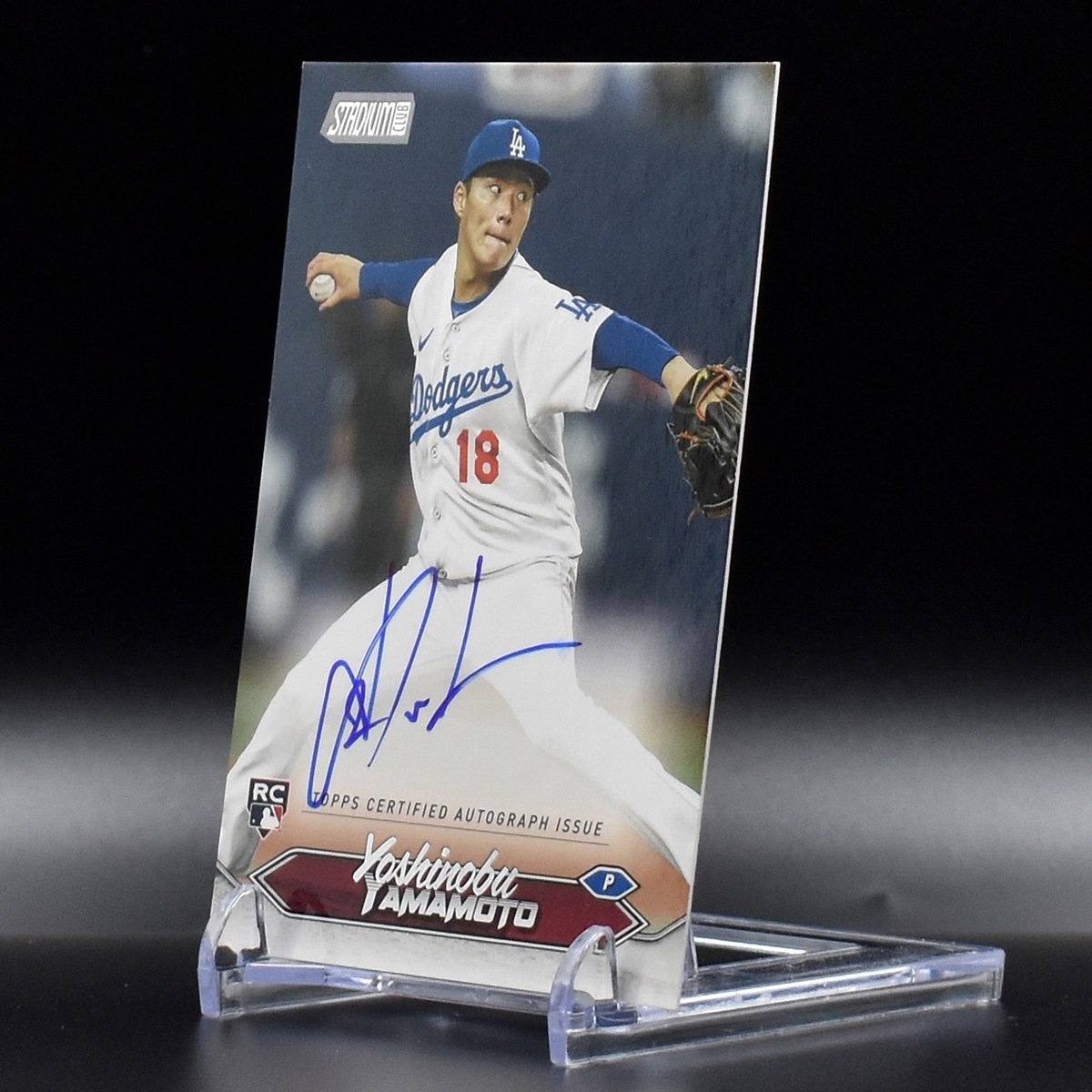 山本由伸 直筆サインカード 2024 Topps Stadium Club Yoshinobu 山本由伸 直筆サインカード 2024 Topps Stadium Club Yoshinobu