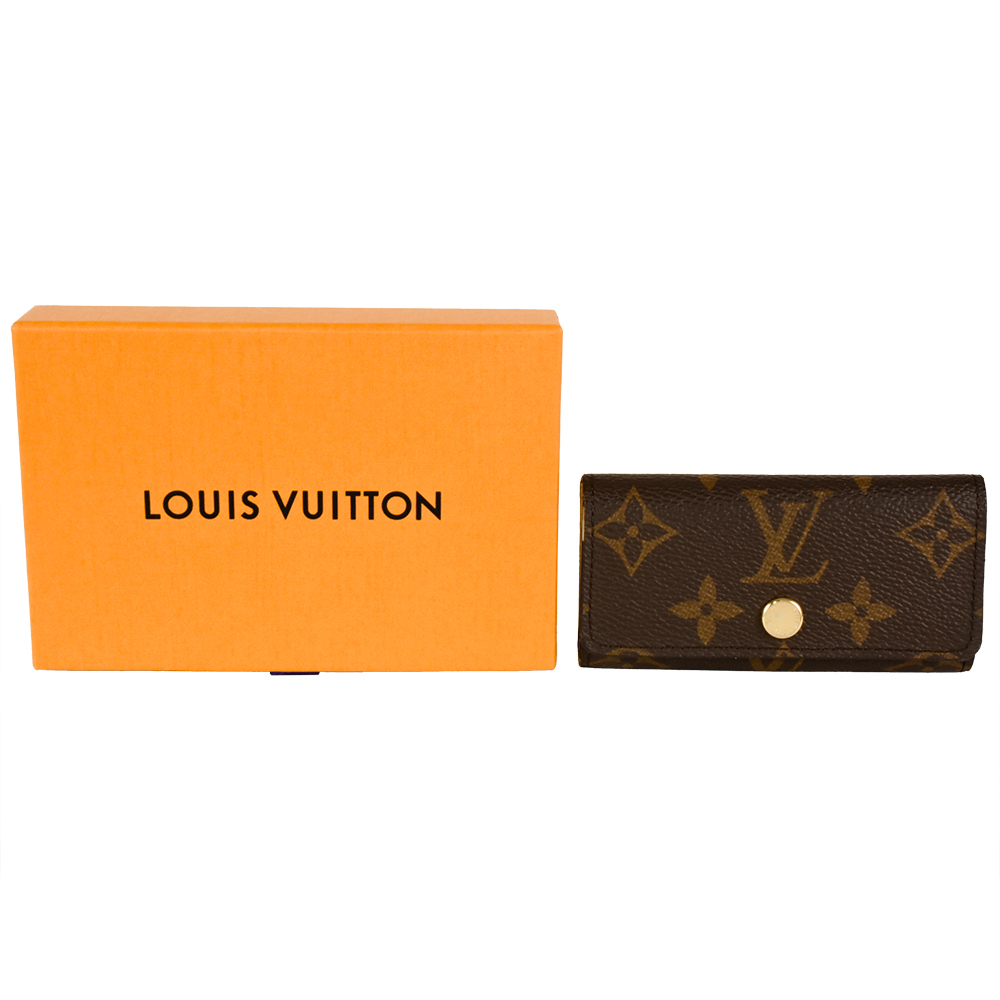 ルイヴィトン LOUIS VUITTON ミュルティクレ4 キーケース モノグラム キャンバス M81938 ジョーヌ RFID(ICチップ)内蔵