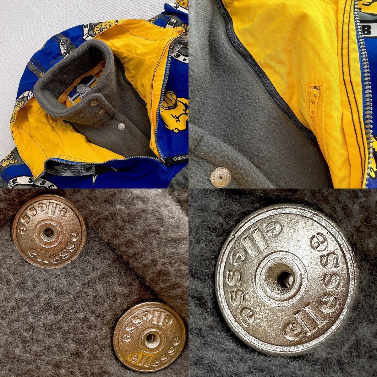 90'sエレッセellesseブルドッグLサイズ青ブルー ハーフジップ 90'sエレッセellesseブルドッグLサイズ青ブルー ハーフジップ
