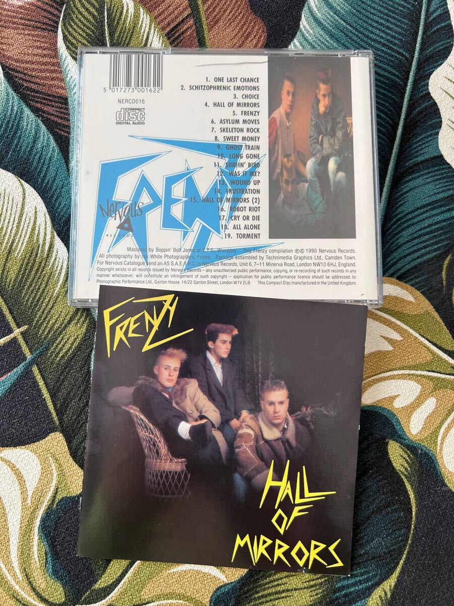 Frenzy CD Hall Of Mirrors .. 1990 UK Original 1st Press サイコビリー ロカビリー