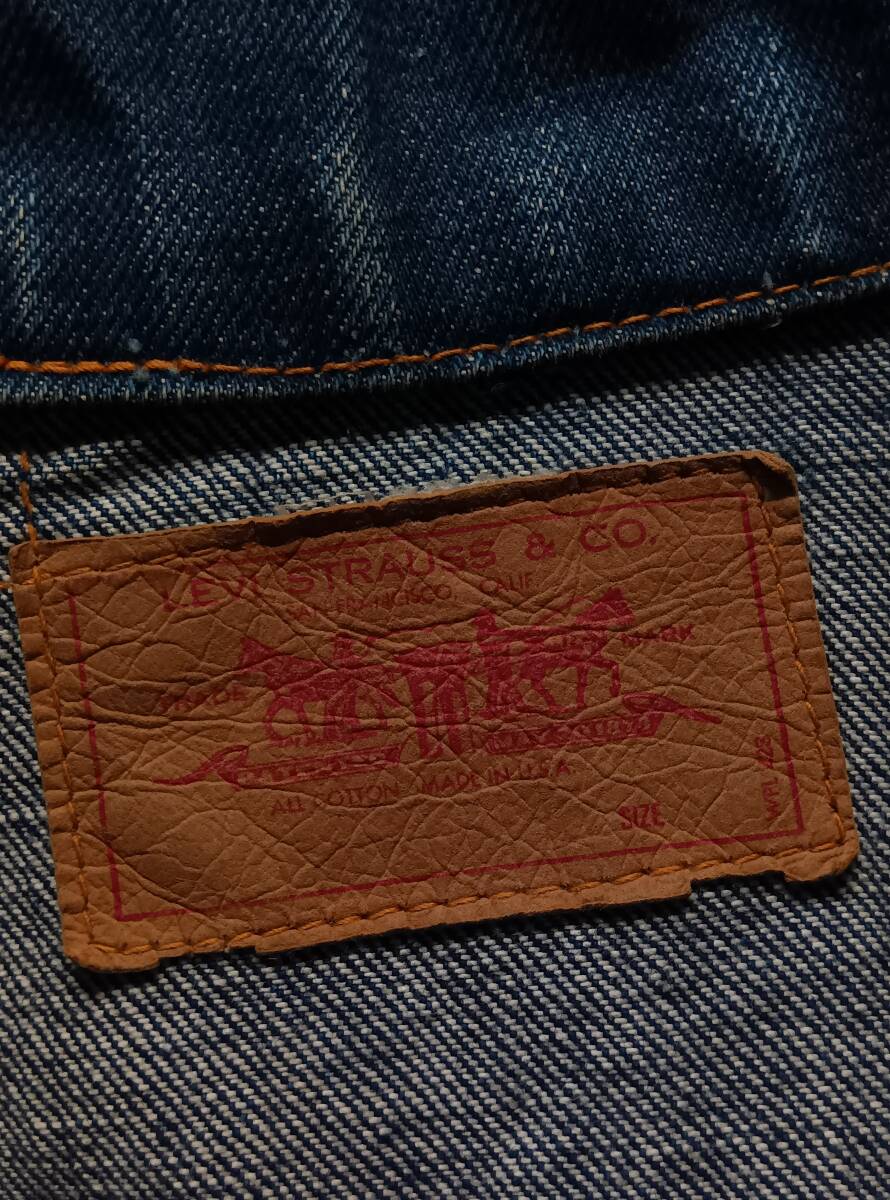 60s ビンテージ Levis 70505 BigE サイズ42位 ケアタグ無(wú)し トラッカー 4th 557 サード