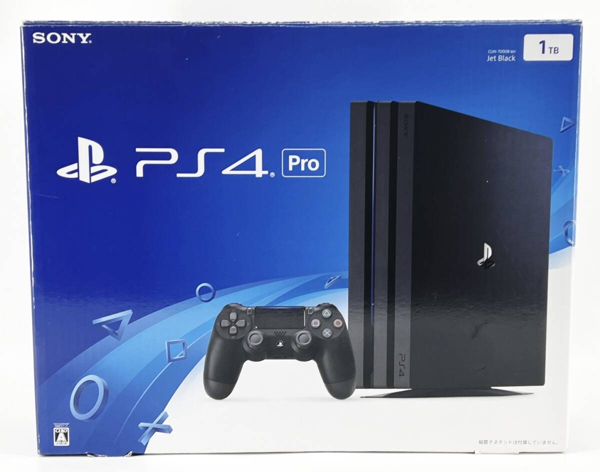 低価格の 中古ゲーム機 】1円スタート FW:12.00 Playstation4 1TB Pro PS4本体