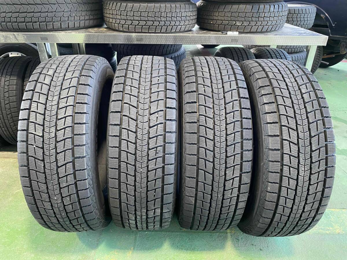 状態良好 ☆ 2022年製 9分山 スタッドレス 中古4本セット DUNLOP WINTERMAXX SJ8+ ☆ 265/65R17 112Q ☆ ランクル プラド ☆_画像1