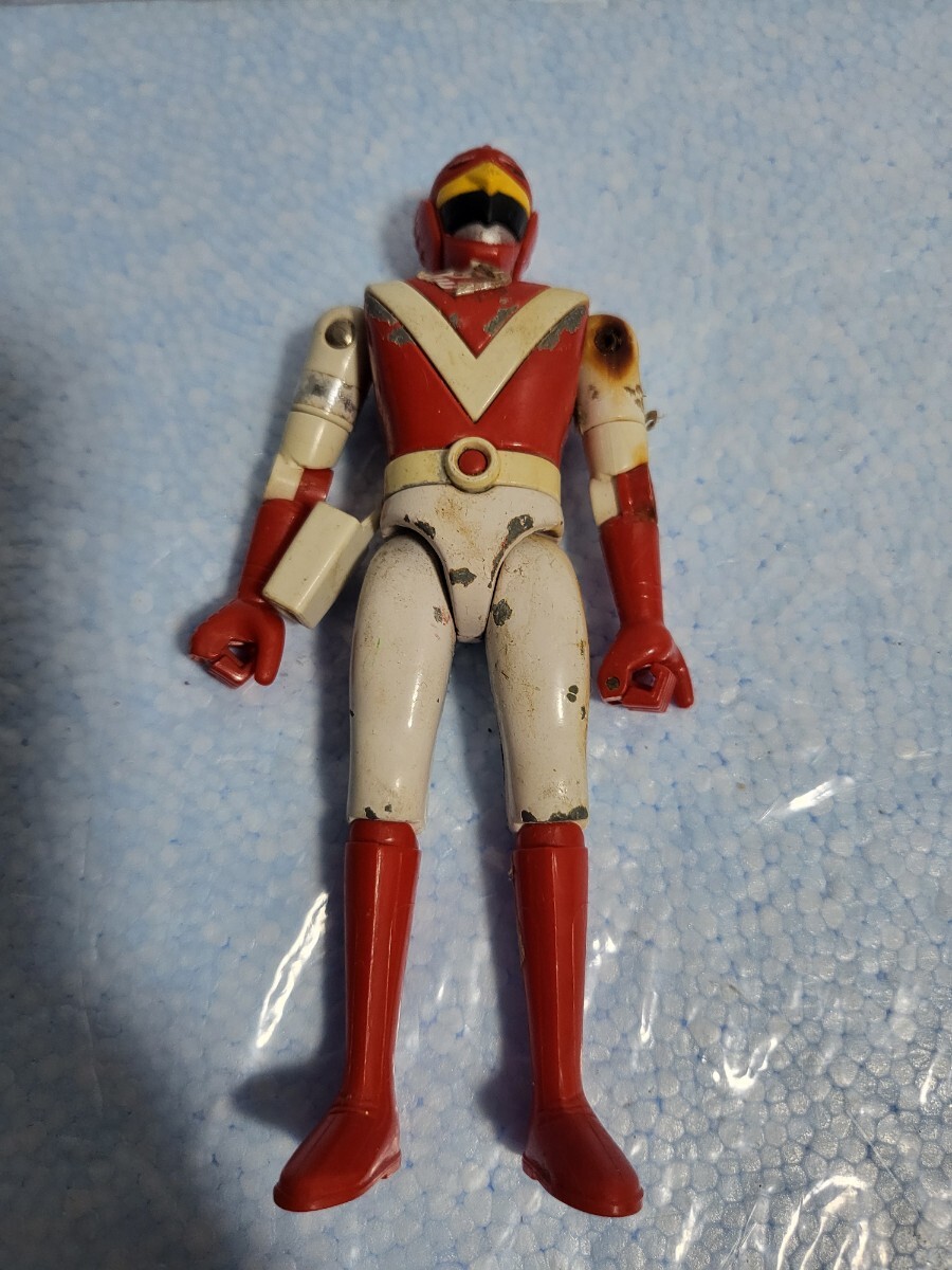 昭和当時物 1988年 超獣戦隊ライブマン レッドファルコン 超合金 バンダイ BANDAI フィギュア ジャンク現状品
