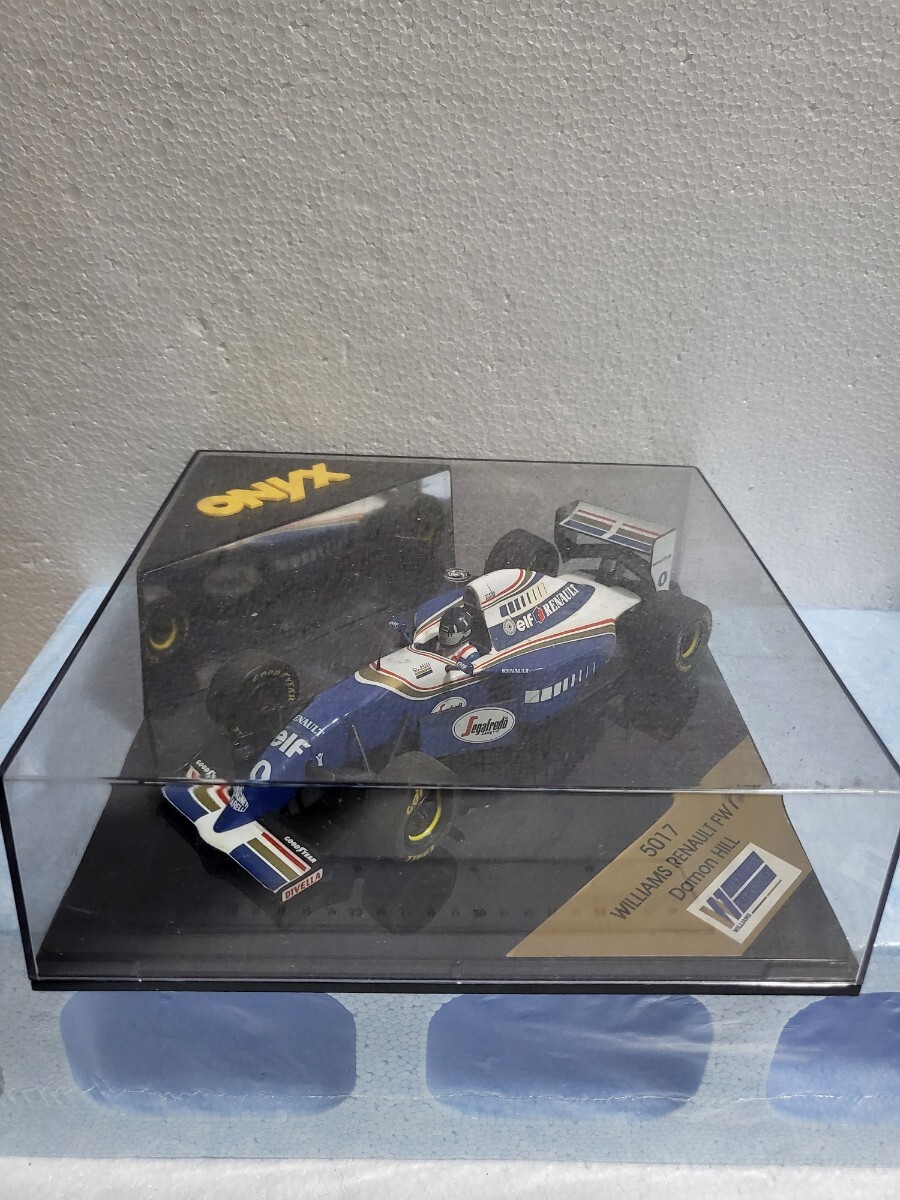絶版ミニカー ONYX 1/24 F1 ウィリアムズ ルノー FW16 1994 ＃0 デイモン・ヒル Williams Renault ダイキャスト ミニカー