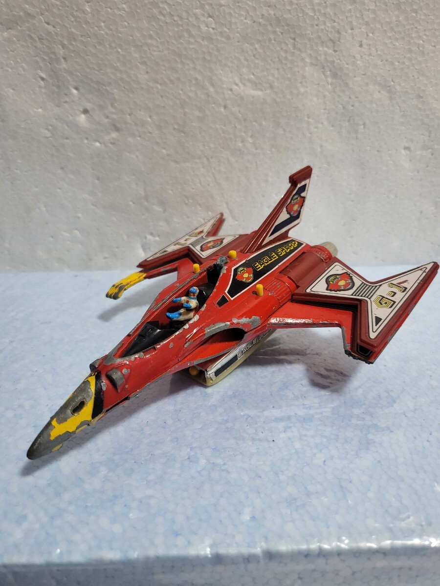 昭和当時物 ポピー ポピニカ 科学忍者隊ガッチャマンⅡ G-1号 イーグルシャープ PB-63 超合金 ジャンク部品取り MADE IN JAPAN