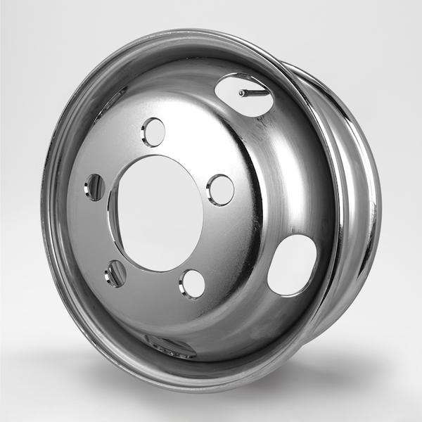トラック?バス用ホイール 1本 リア DOT-X メッキホイール【17.5×5.25 5-203.2 offset:113 JIS】DOTX 17.5インチ 5穴 オフセット:113 1枚