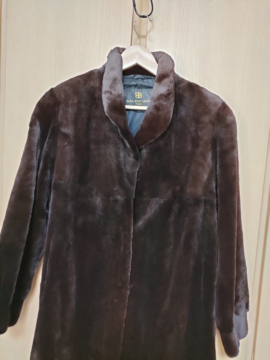 BALENCIAGA SAGA MINK 最高級シェアードミンク バレンシアガ 銀 BALENCIAGA SAGA MINK 最高級シェアードミンク バレンシアガ 銀