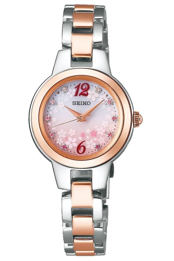 SEIKO SELECTION SAKURA blooming限定モデル『SWFH106』クリスタルが8箇所散りばめられた800本の限定モデル