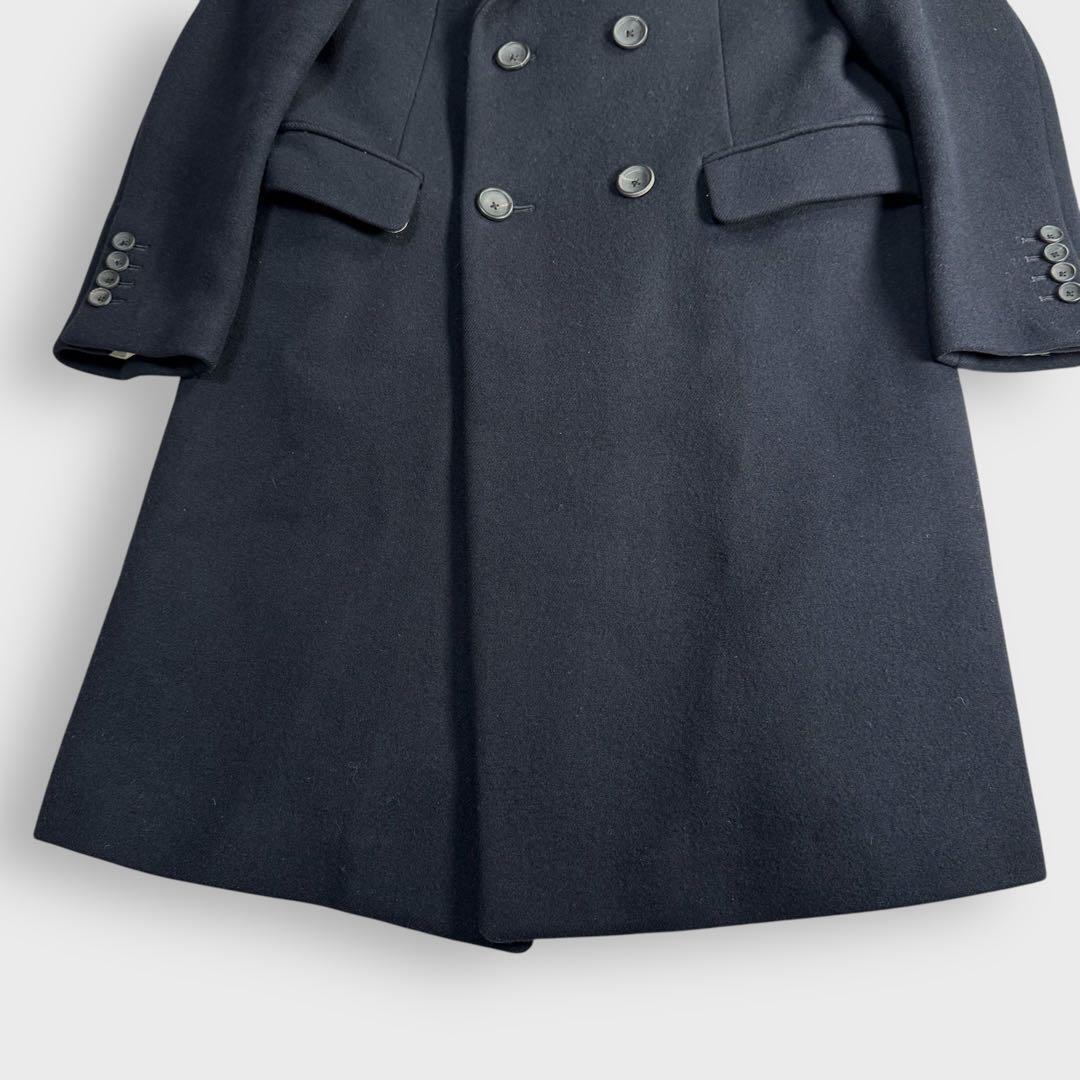 極美品 38 サイベーシックス カシミヤ ダブルチェスターコート 極美品 38 サイベーシックス カシミヤ ダブルチェスターコート