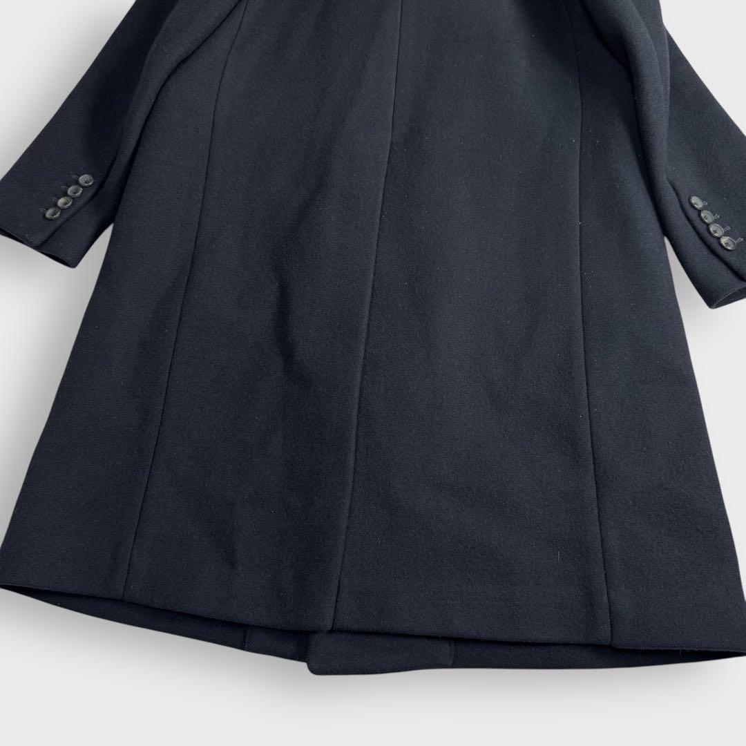極美品 38 サイベーシックス カシミヤ ダブルチェスターコート 極美品 38 サイベーシックス カシミヤ ダブルチェスターコート