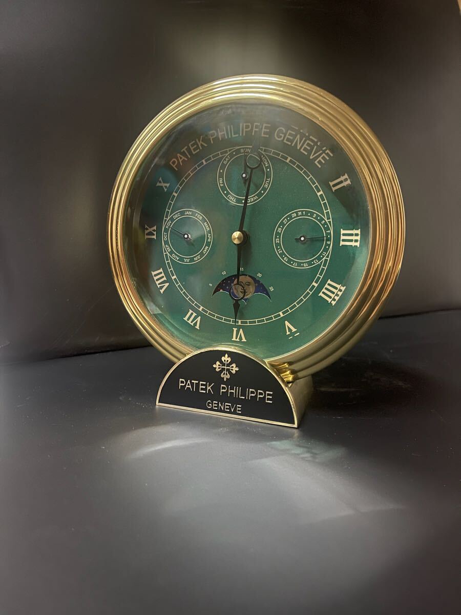 目覚し時計 PATEK PHILIPPE GNEVE DESK CLOCK GOLD BRASS