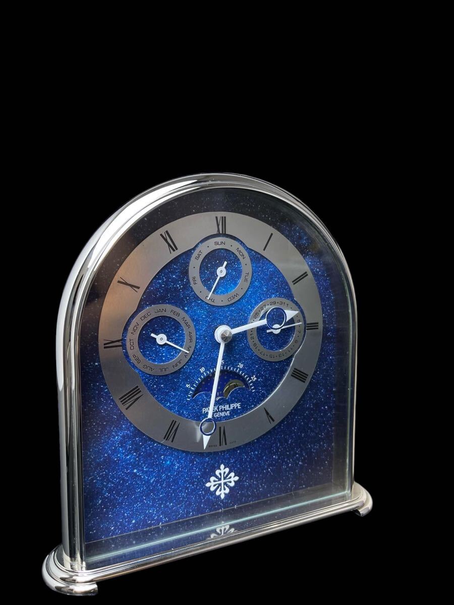 目覚し時計 Patek philippe clock moonphase galaxy