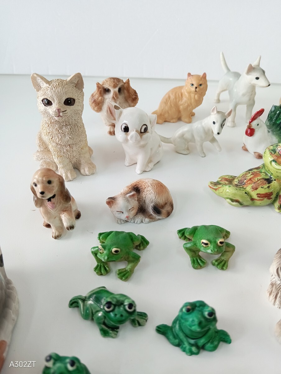 アンティーク 猫 犬 カエル カメ ブタ 鳥 動物 ガラス細工 陶器 アンティーク 猫 犬 カエル カメ ブタ 鳥 動物 ガラス細工 陶器