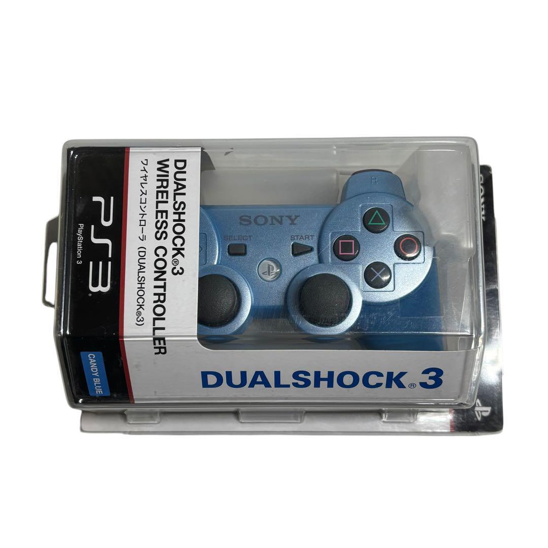 PS3 純正コントローラー　DUALSHOCK3 　キャンディブルー