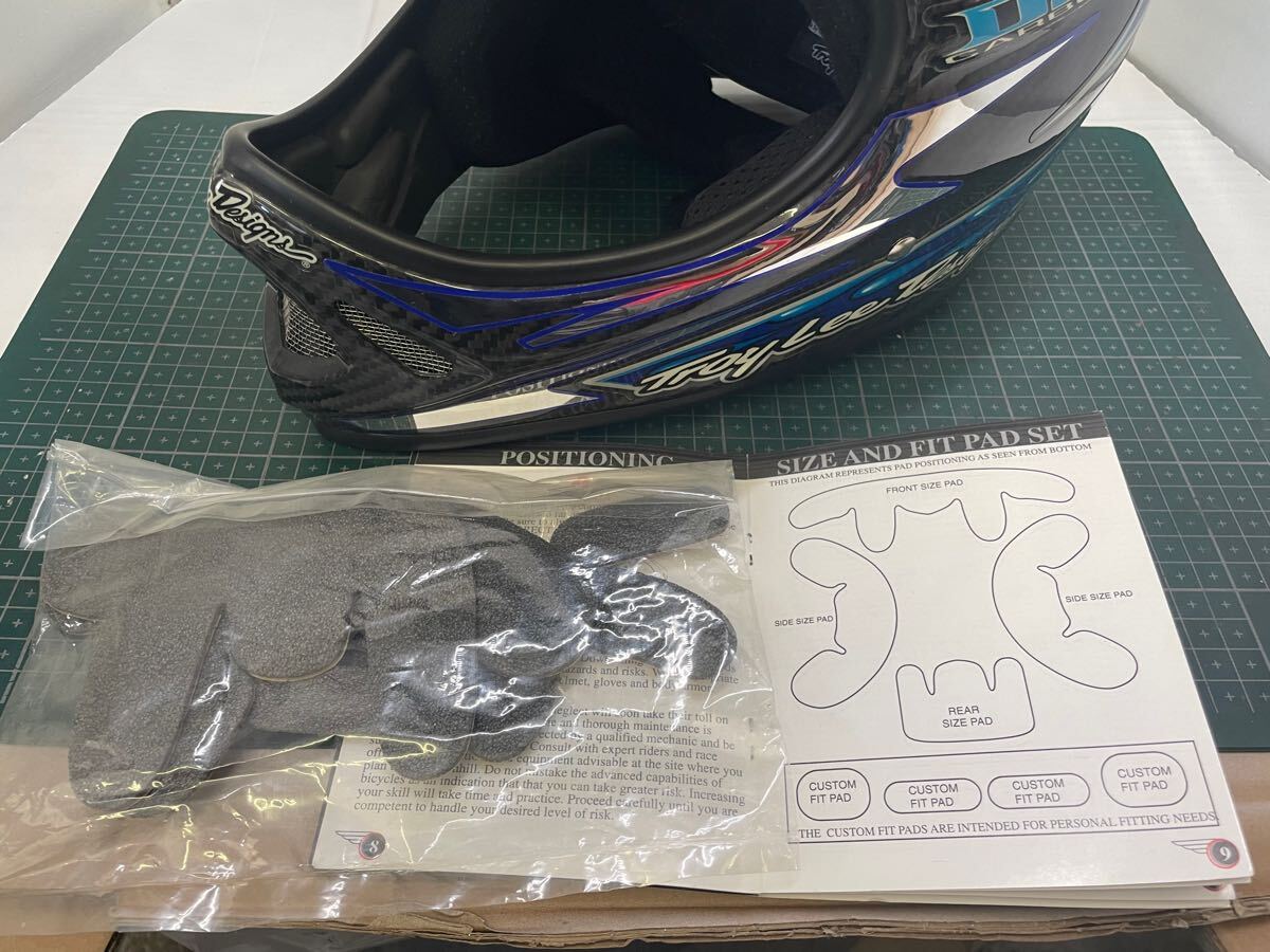 新品未使用 2000MY Troy Lee Designs D2 Carbon MTB Helmet M/L 新品未使用 2000MY Troy Lee Designs D2 Carbon MTB Helmet M/L